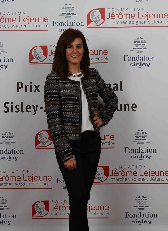 Prix Jeune Chercheur Jerome Lejeune 2013 Elisabetta Aloisi