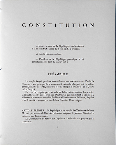 IVG dans la Constitution : le premier droit de l'homme demeure le ...
