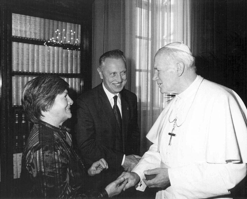 jérôme et birthe lejeune avec jp2